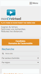 Mobile Screenshot of moncvvirtuel.com